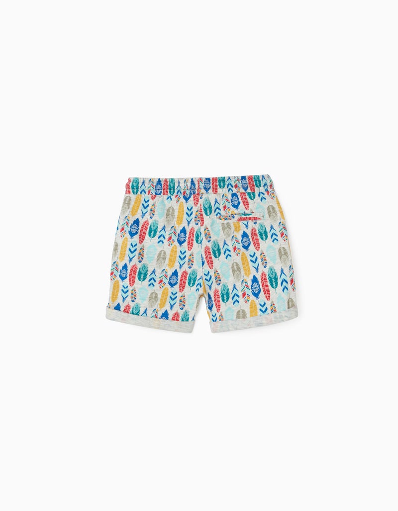 Shorts for Baby Boys 'Feathers', Multicoloured