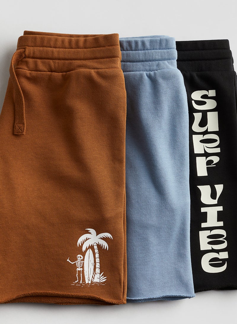 3-Pack Sweatshirt Shorts