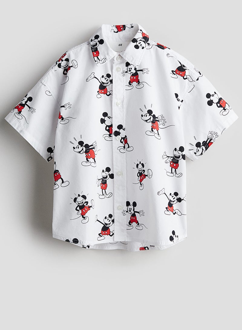 Patterned Cotton Shirt