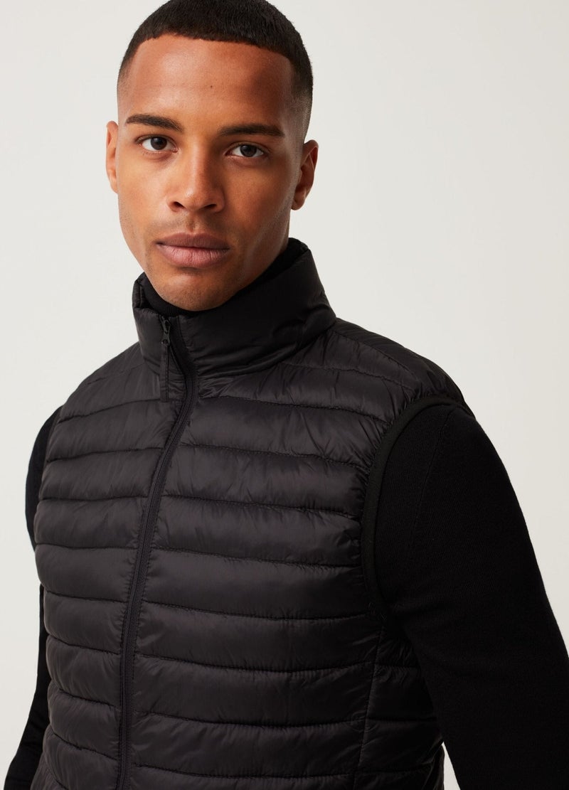 Ovs Housebrand Full-Zip Quilted Ultralight Gilet