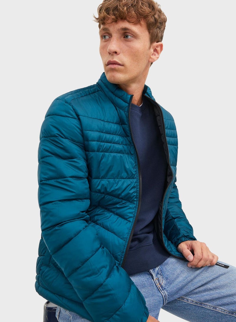 Colour Block Puffer Jacket