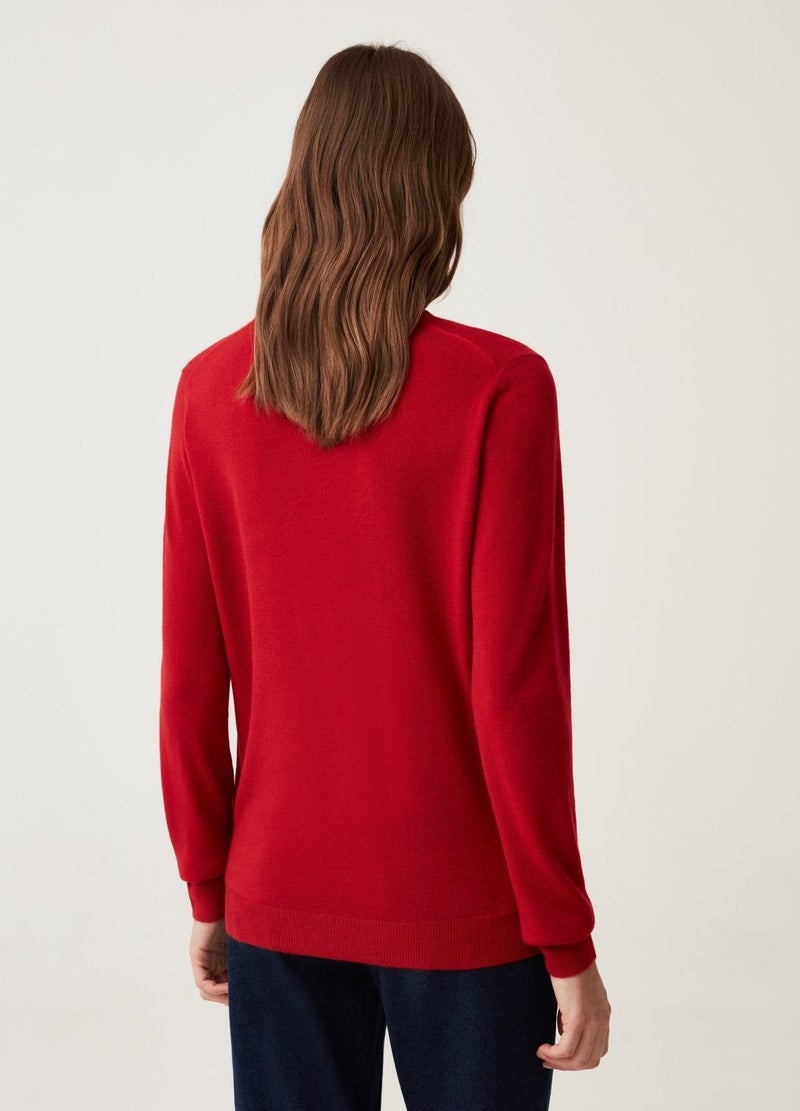 Ovs Womens Pullover With Mock Neck