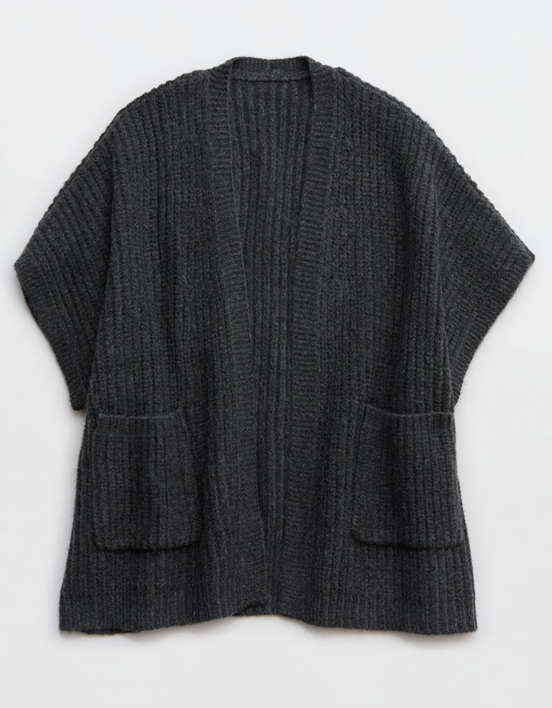 Aerie Marled Rib Sweater Cape