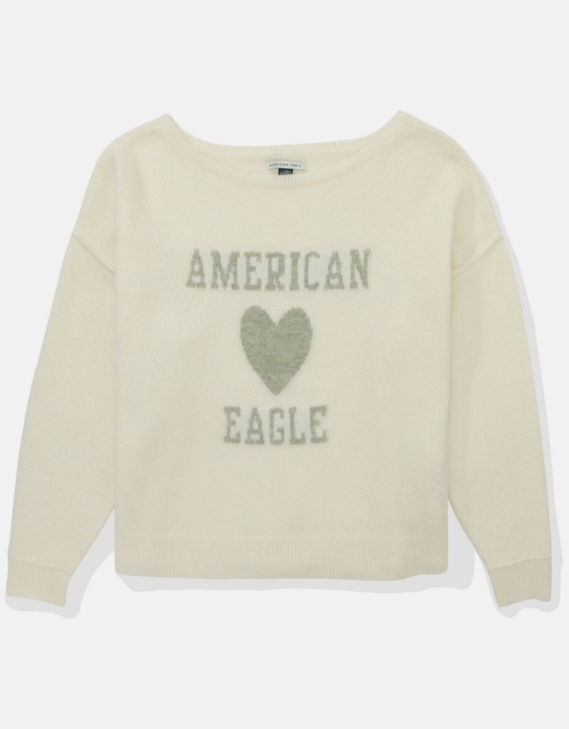 Whoa So Soft Ballet-Neck Sweater