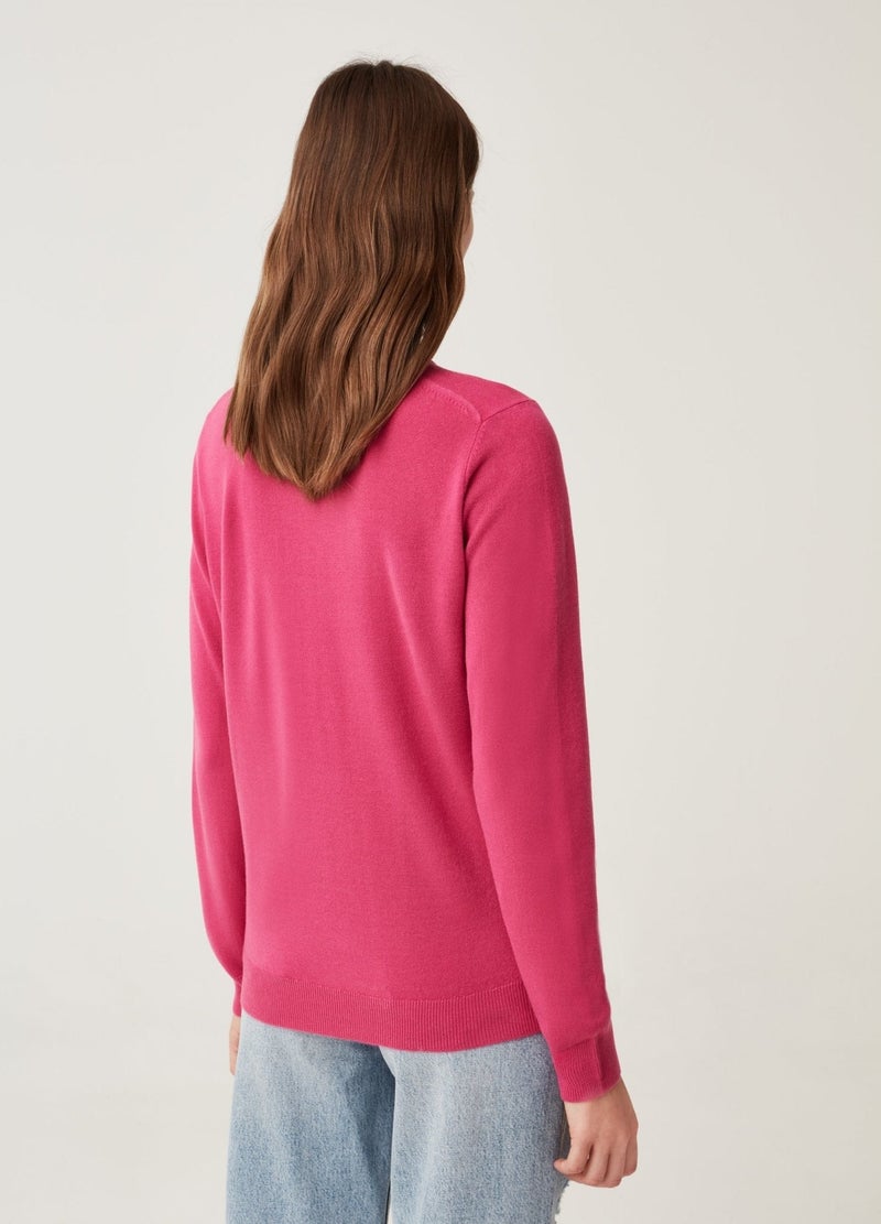 Ovs Womens Pullover With Mock Neck