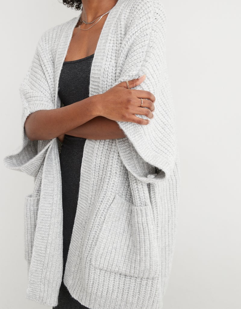 Aerie Marled Rib Sweater Cape