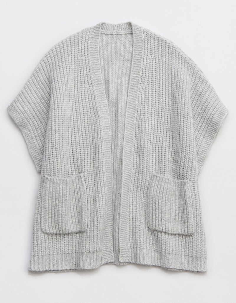 Aerie Marled Rib Sweater Cape