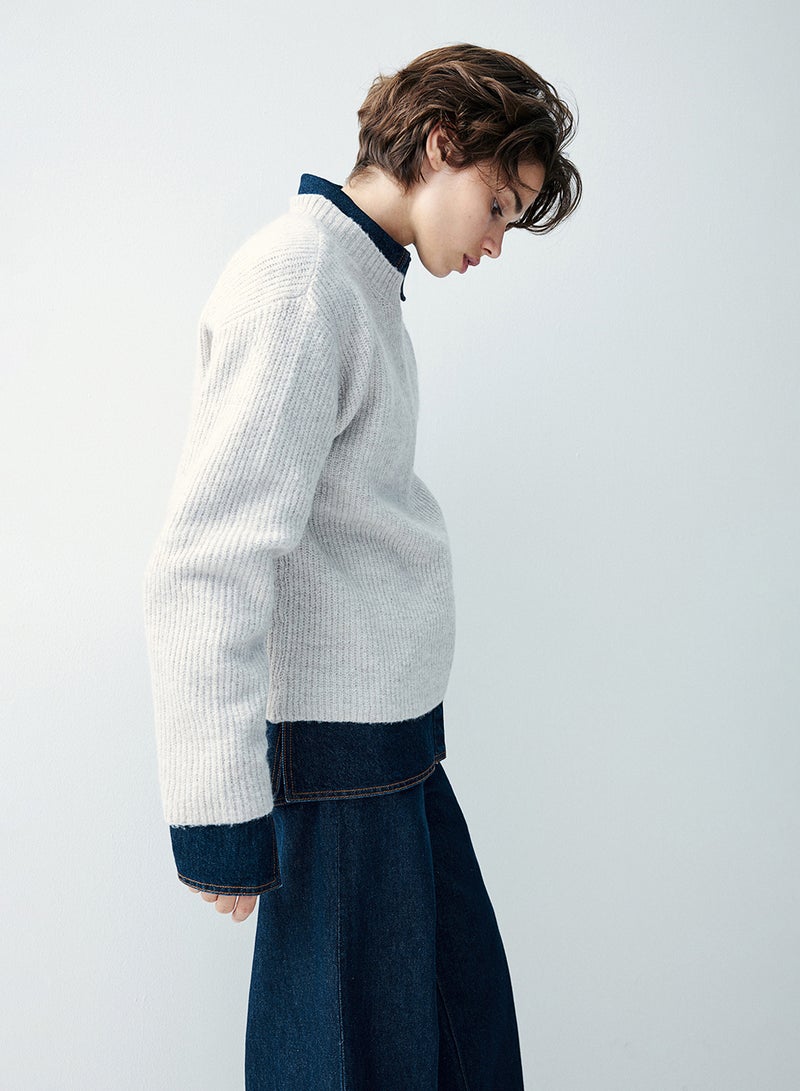 Rib-Knit Jumper