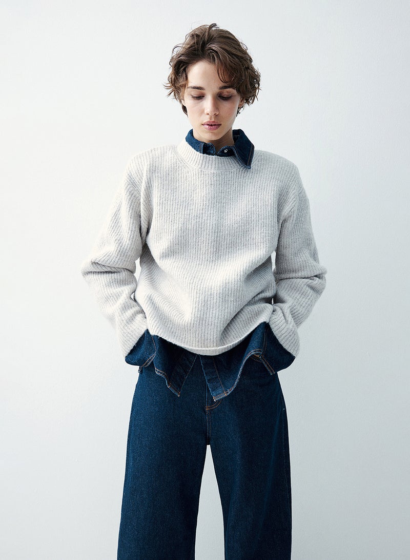 Rib-Knit Jumper