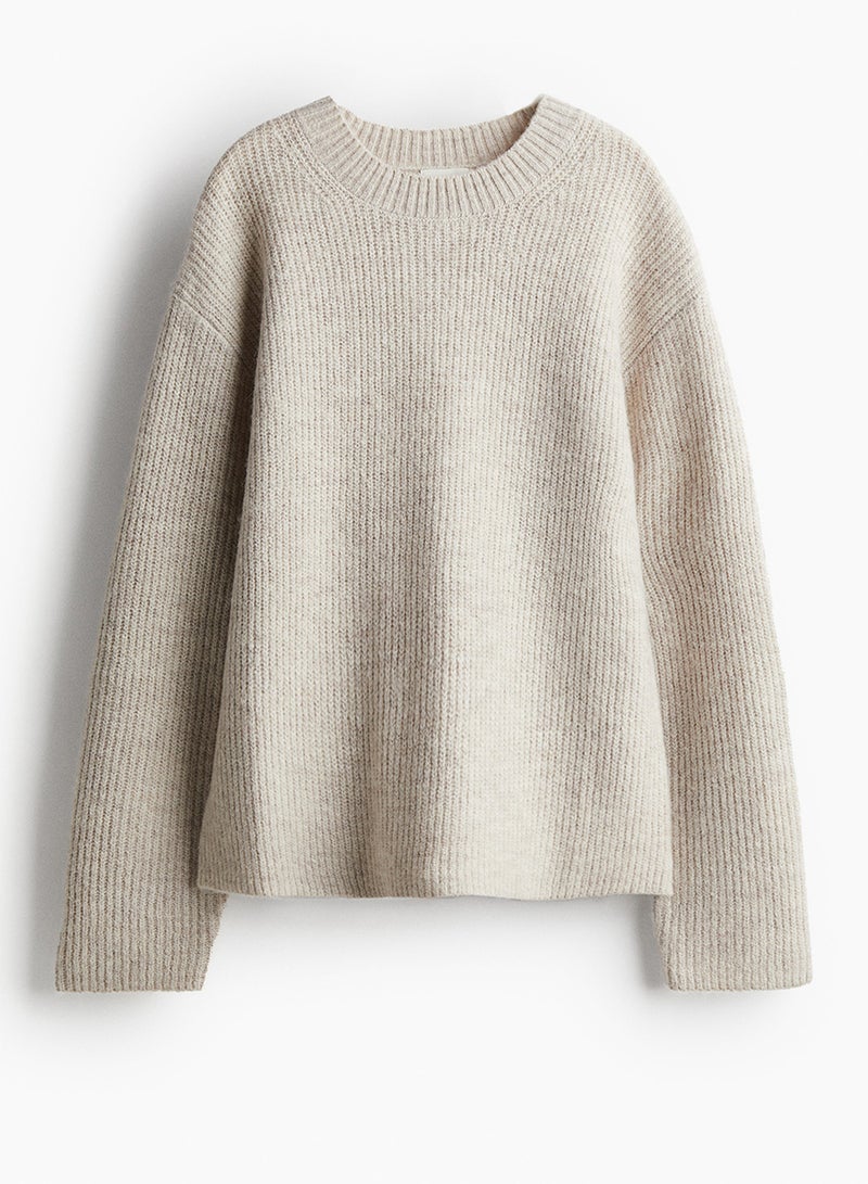 Rib-Knit Jumper