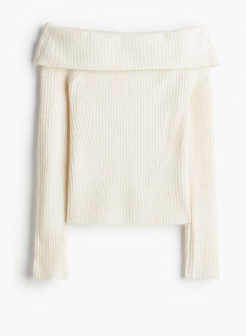 Off-The-Shoulder Jumper