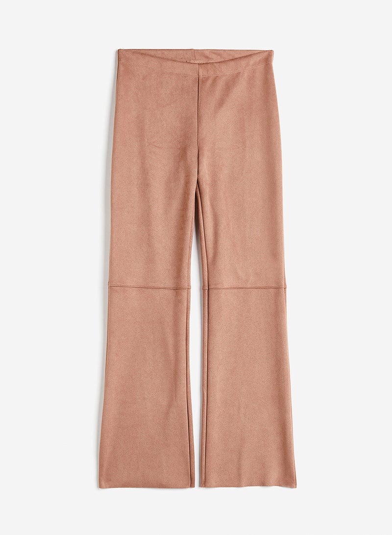 Napped Knee-Seam Leggings