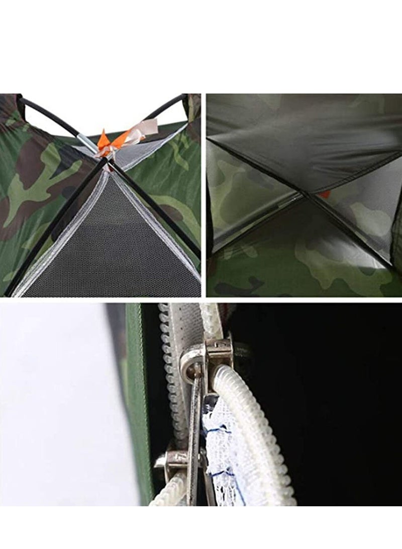 Tent Camouflage Patterns Camping Backpacking for Hiking Outdoor Equipment Lightweight Single Person with Carry Bag