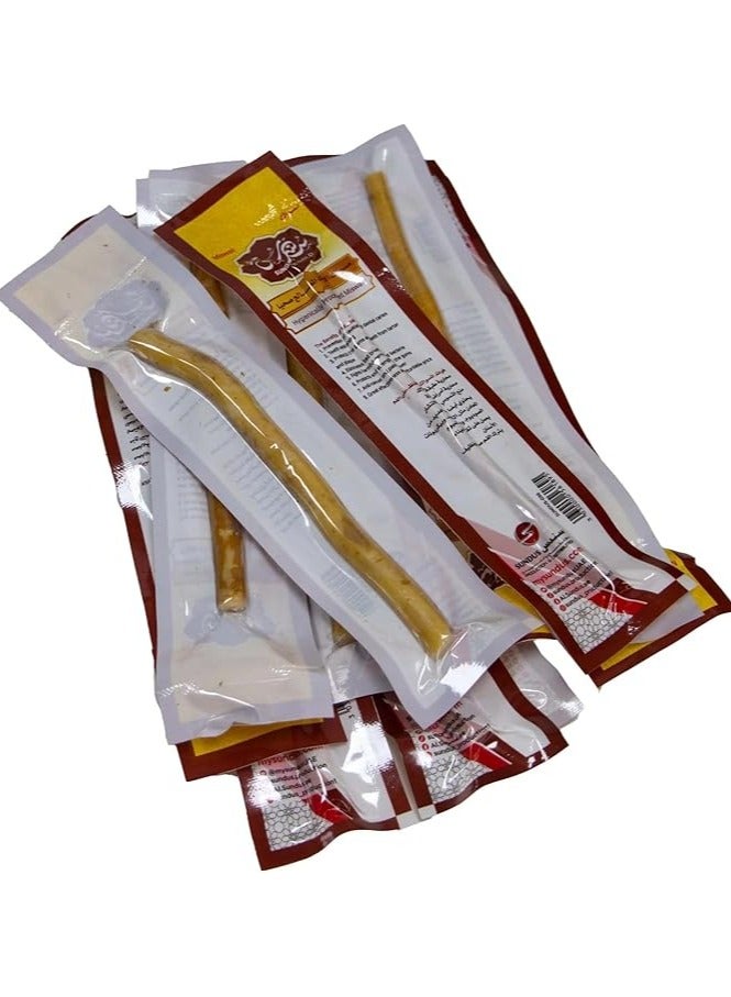 Taiba Miswak A box containing 36 healthy miswak processed in airless packaging