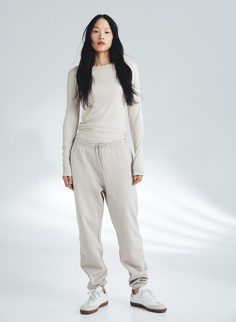 Cotton-Blend Sweatpants