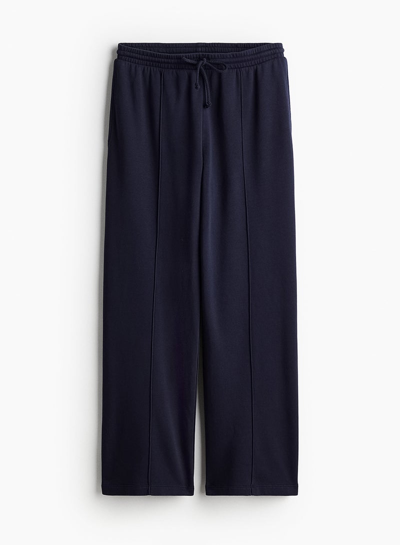 Crease-Front Sweatpants