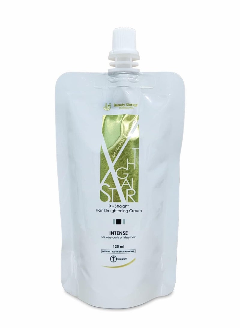 Beauty Garage X-Straight Hair Straightening Cream Set (Intense Cream + Neutralizing Cream) 125ml each