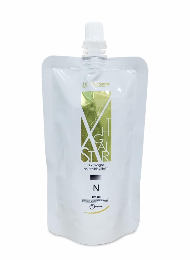 Beauty Garage X-Straight Hair Straightening Cream Set (Intense Cream + Neutralizing Cream) 125ml each
