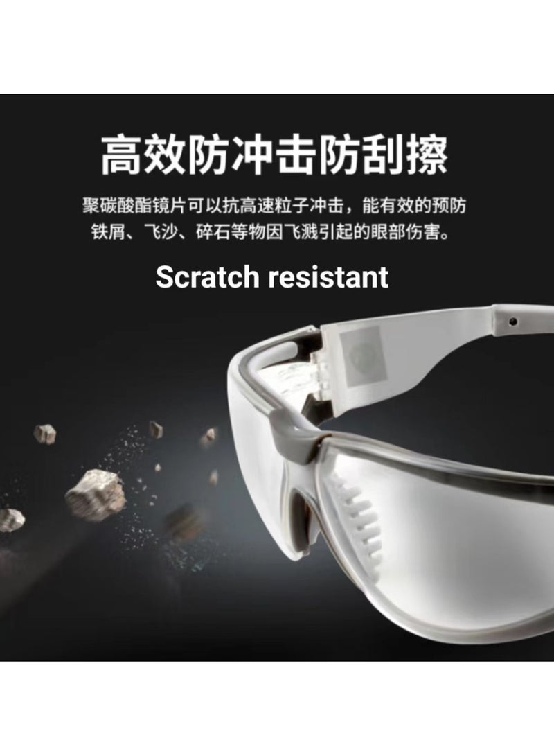 3M goggles, windproof, dustproof, impact resistant, cycling protective goggles, industrial cutting and splashing resistant, Impact Resistance Anti-Fog Scratch UV-Protection Safety Goggles