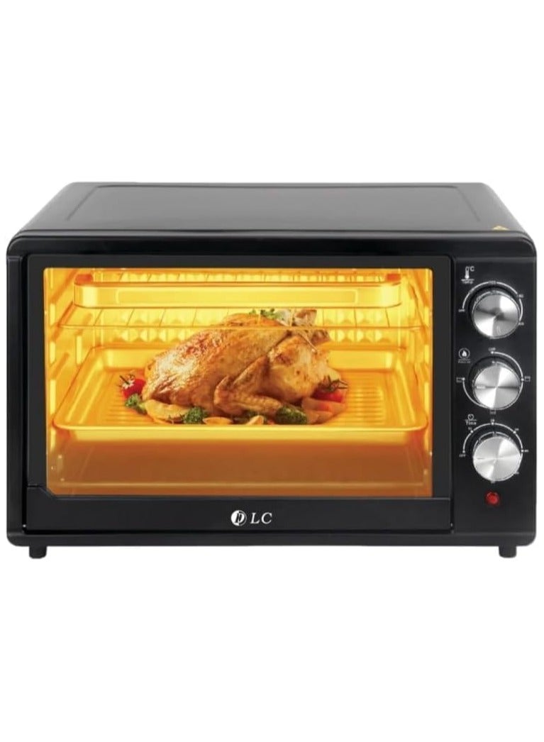 DLC 1500W Electric Oven 35 Liter Capacity, Black - DLC-2235