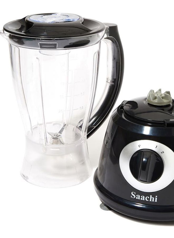 2-in-1 Blender/Grinder With Unbreakable Jar 350W NL-BL-4380-BK Black