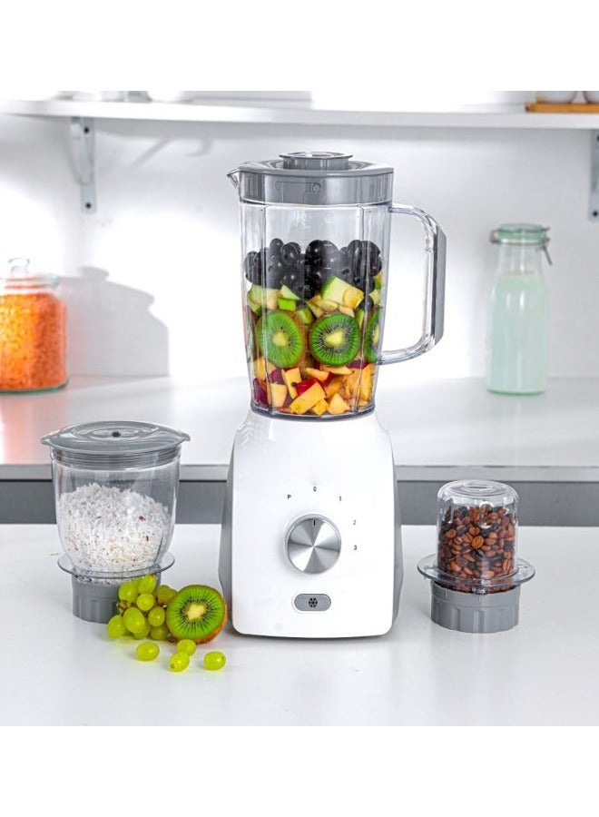 2-in-1 Blender with 1.8 Litre Jar and 0.3 Litre Grinder - Multi-Purpose Blender & Grinder Combo