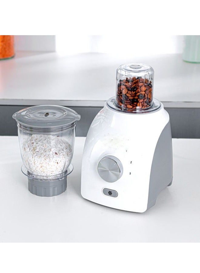 2-in-1 Blender with 1.8 Litre Jar and 0.3 Litre Grinder - Multi-Purpose Blender & Grinder Combo