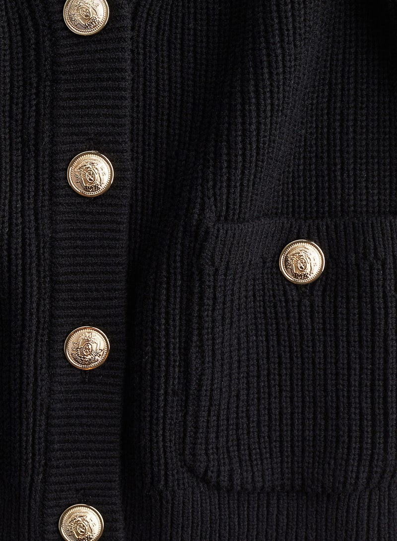 Pocket-Detail Cardigan