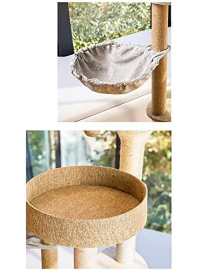 Cat Tree with Sisal Scratching Posts Cat Play House Large Multi Level and Rest Place Tower for Cats