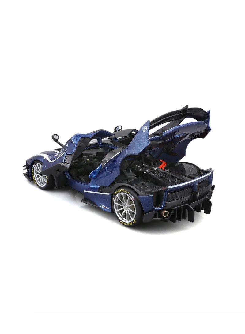 18-16012 - 1:18 - Bburago Ferrari R&P FXX K EVO - #27 Blue