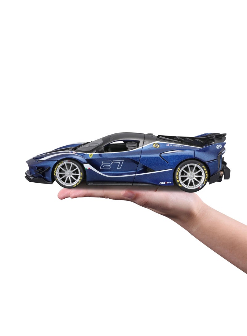 18-16012 - 1:18 - Bburago Ferrari R&P FXX K EVO - #27 Blue