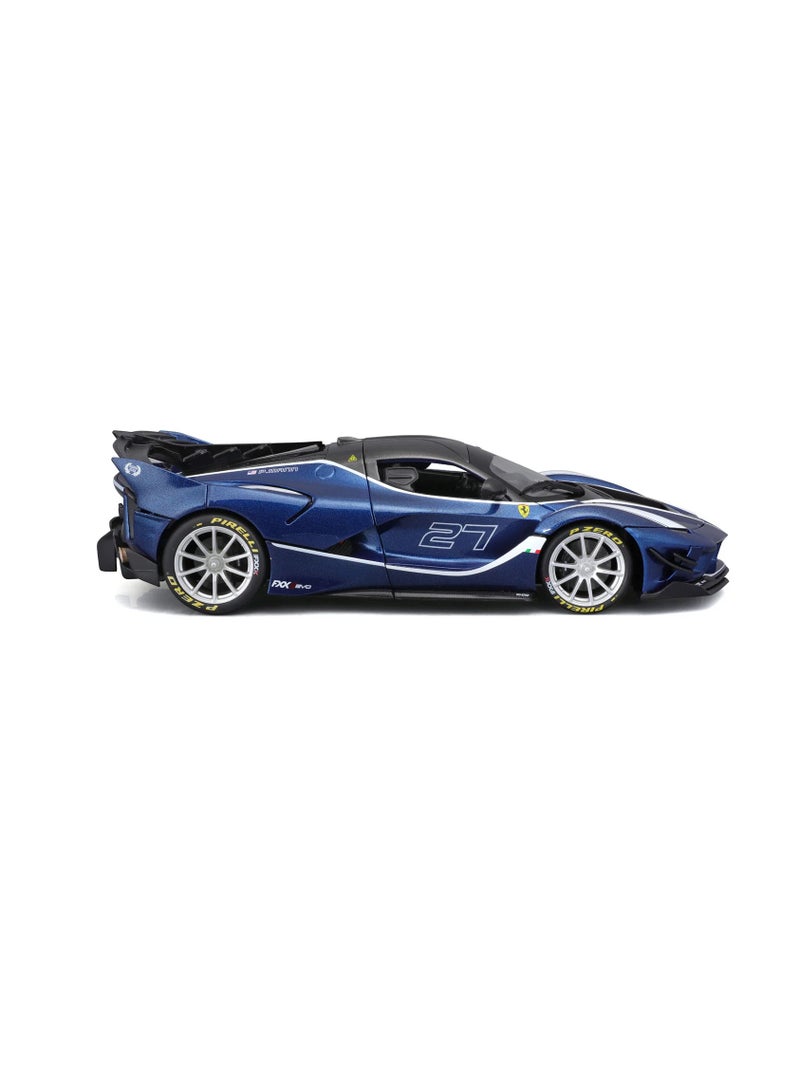 18-16012 - 1:18 - Bburago Ferrari R&P FXX K EVO - #27 Blue