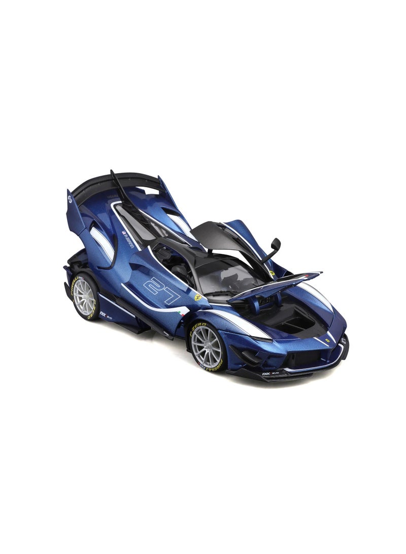 18-16012 - 1:18 - Bburago Ferrari R&P FXX K EVO - #27 Blue