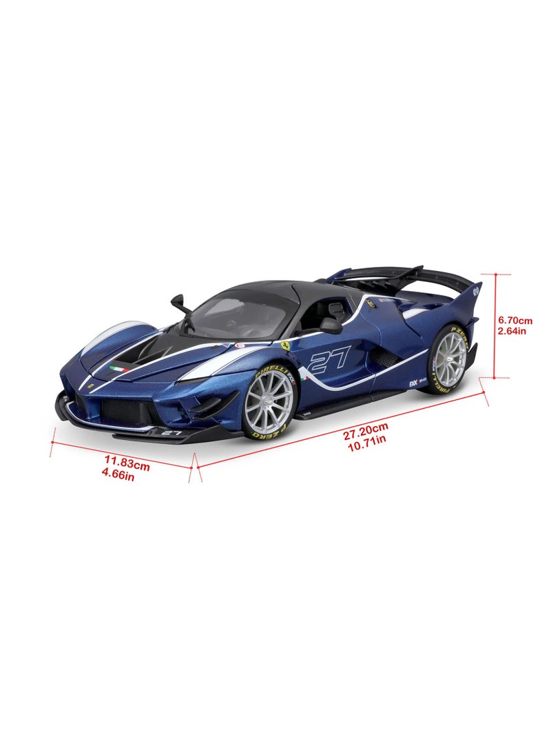 18-16012 - 1:18 - Bburago Ferrari R&P FXX K EVO - #27 Blue