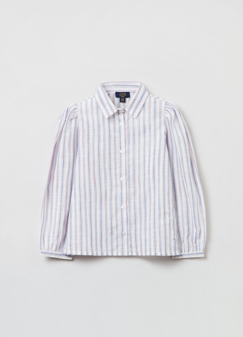 Ovs Housebrand Striped Cotton Shirt