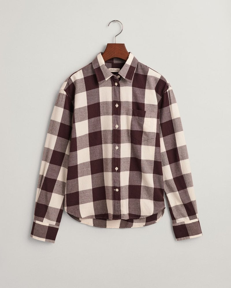 Gant Teen Girls Relaxed Fit Checked Shirt