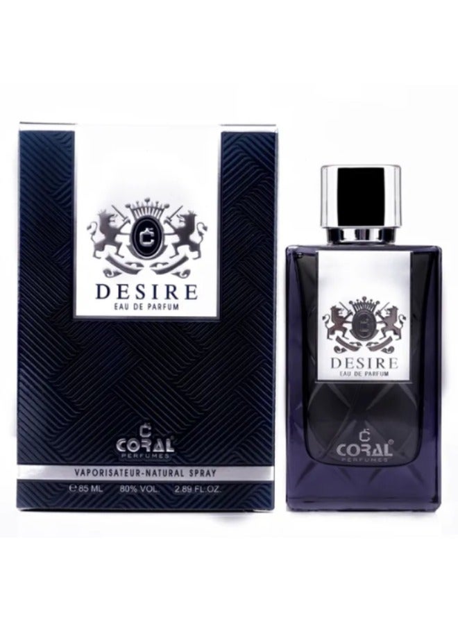 DESIRE Eau De Parfum for Men - 85ml