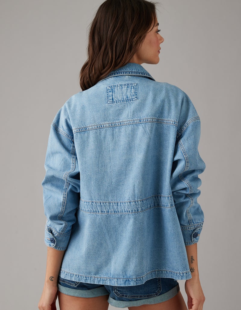 Denim Utility Parka