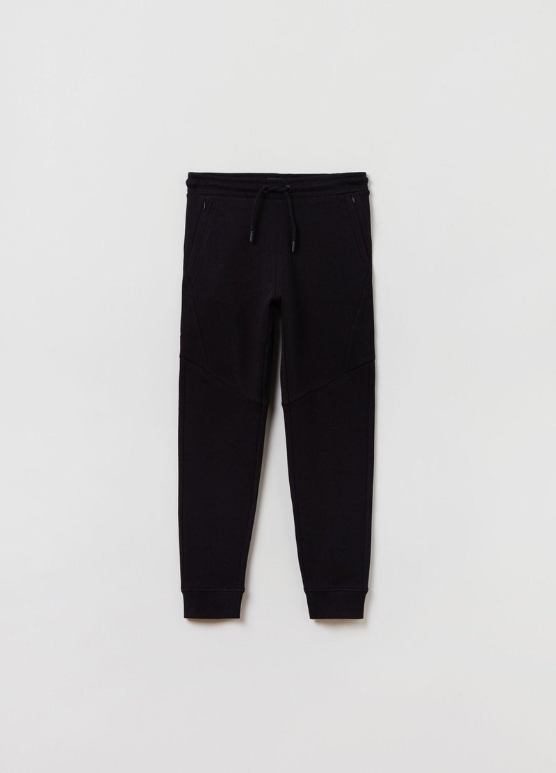 Ovs Fleece Joggers With Drawstring