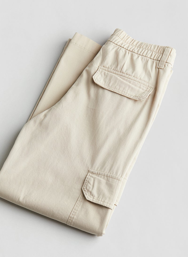 Wide Cargo Trousers