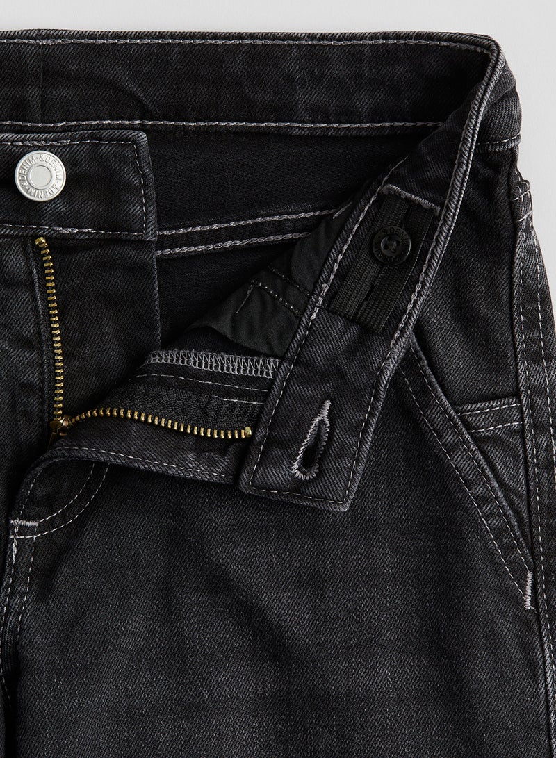 Denim Cargo Trousers