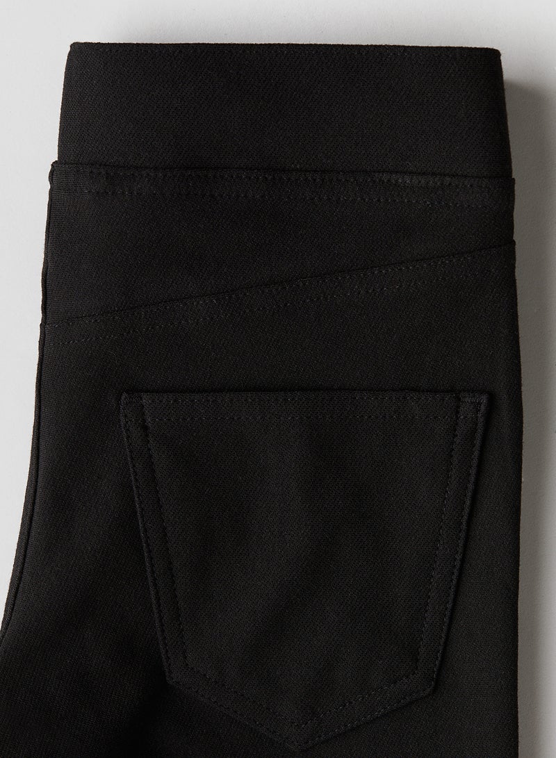 Flared Jersey Trousers