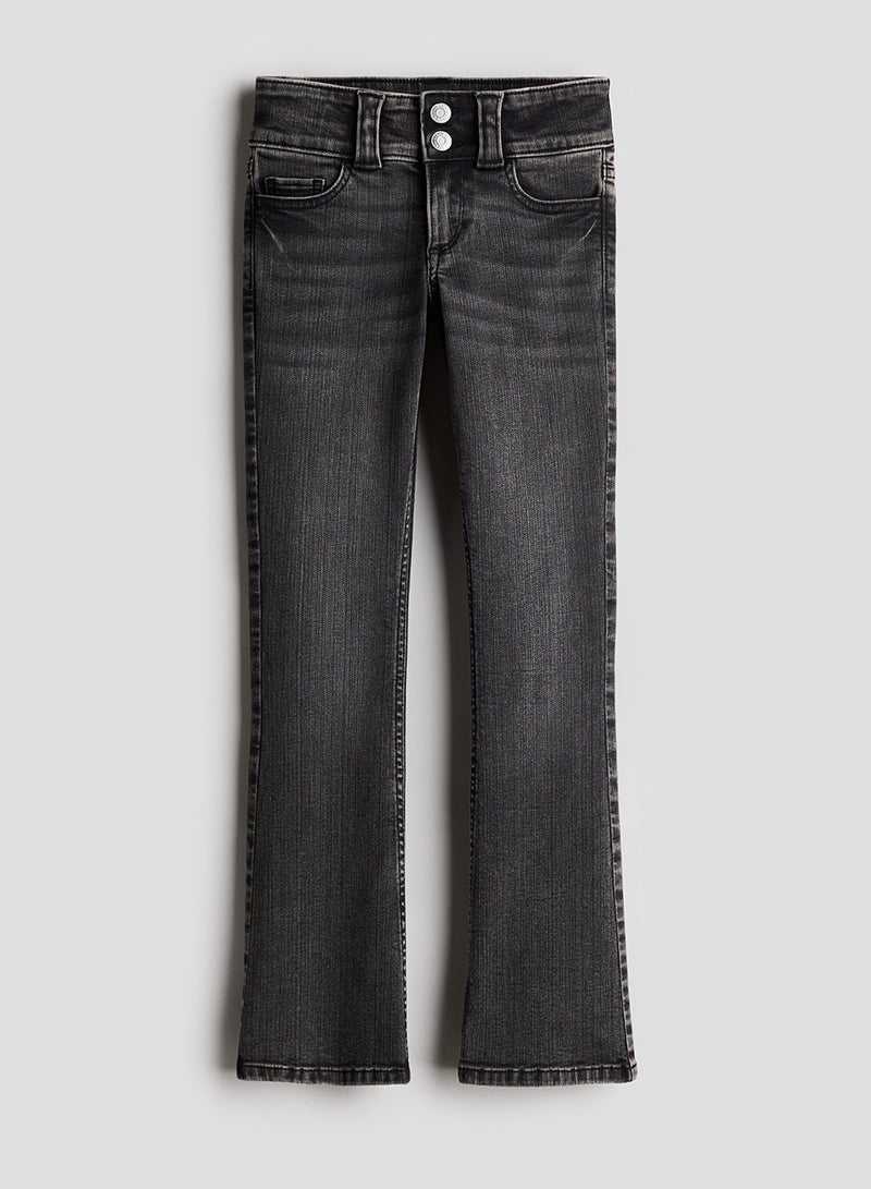 Bootcut Leg Low Jeans