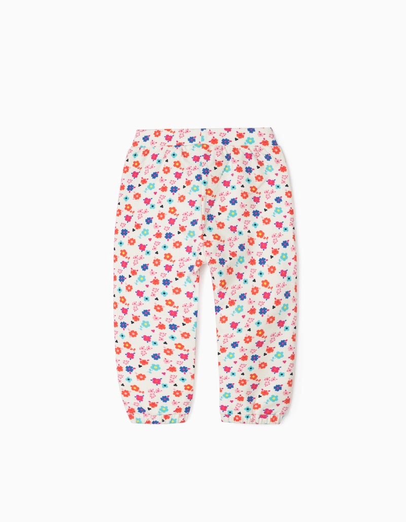 Leggings for Baby Girls 'Flowers', Mulitcoloured