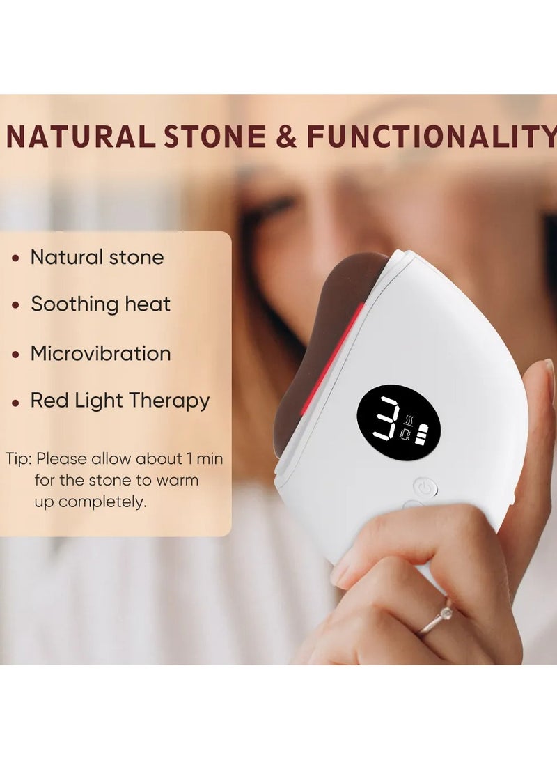 V Face Facial Lifting Mini Vibrator Massage Face Scraping Electric Gua Sha