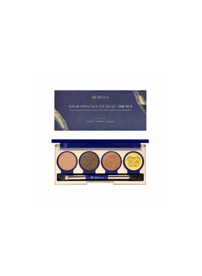 Bella Solar Opulence Quad Eye Shadow & Palette Sun