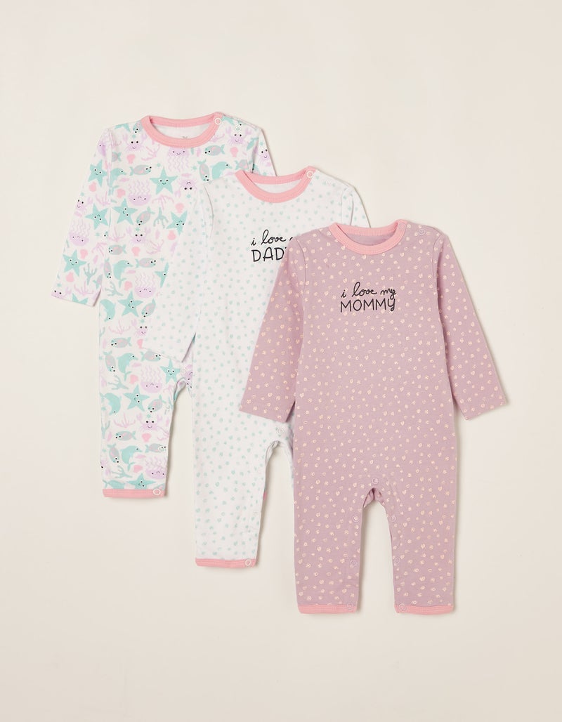 5 Bodysuits for Babies 'Week Days', Multicoloured