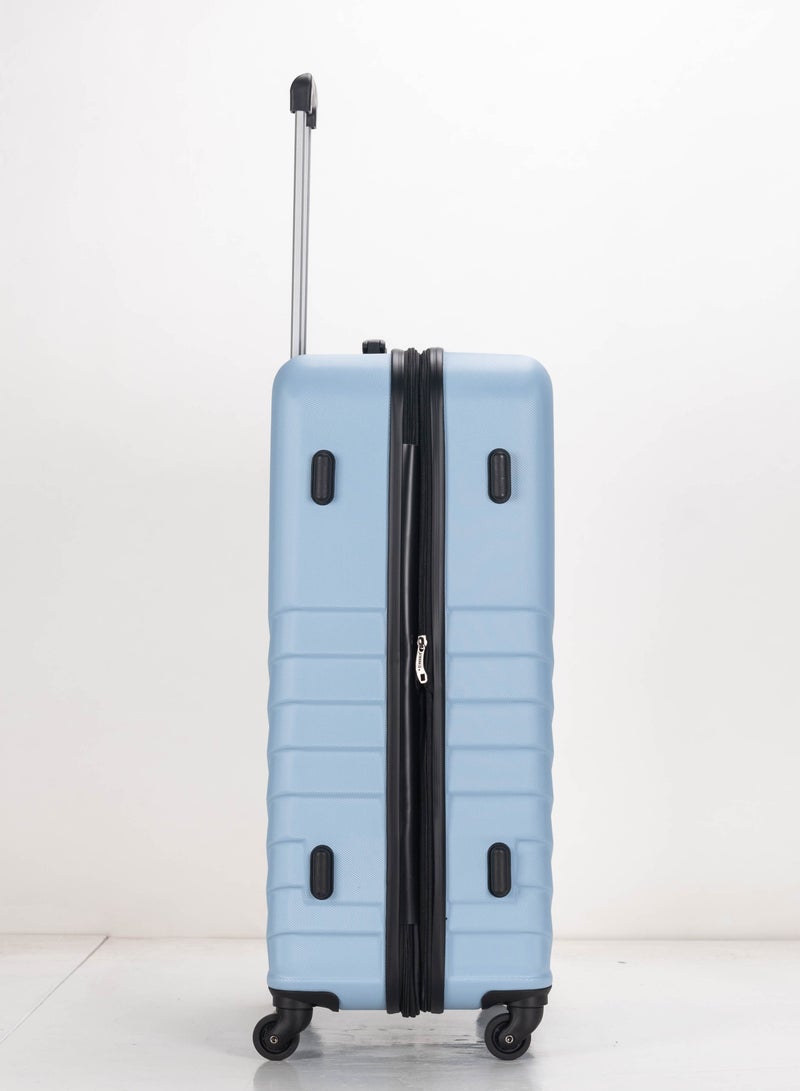 4 Pack Of Hardside Spinner Number Locked Luggage Trolley