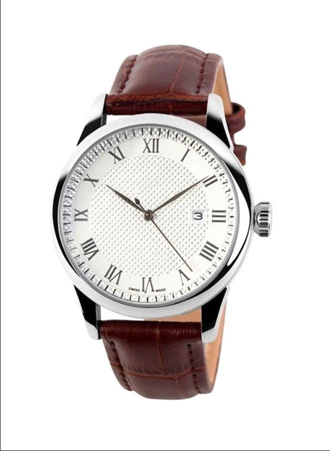 Leather Analog Watch