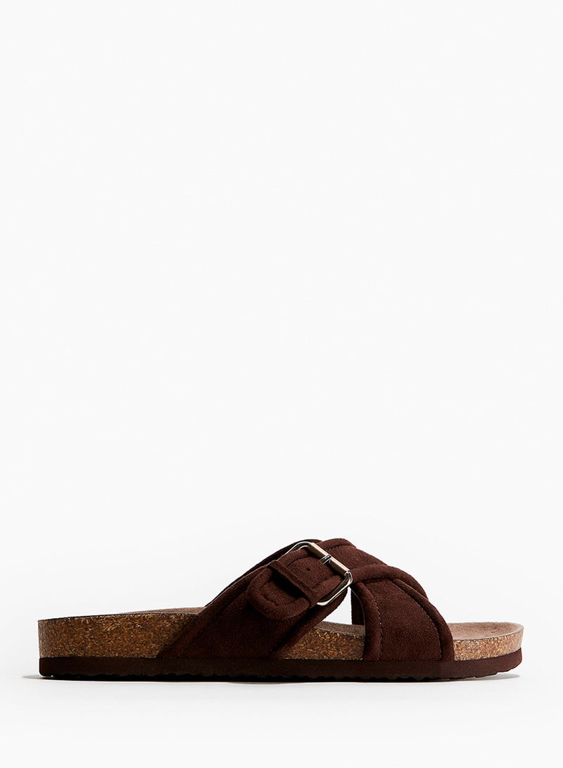 Crossover-Strap Sandals